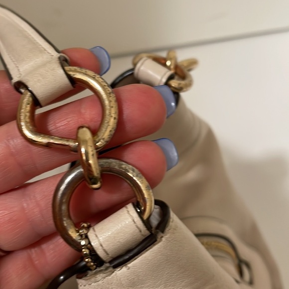 Coach Lexy Shoulder Bag‎ Beige Off-White spring summer classic designer leather - Picture 16 of 16